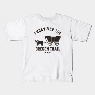 I survived the Oregon Trail Kids T-Shirt